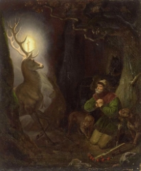 Der Heilige Hubertus – Der Jäger, der den Hirsch sah